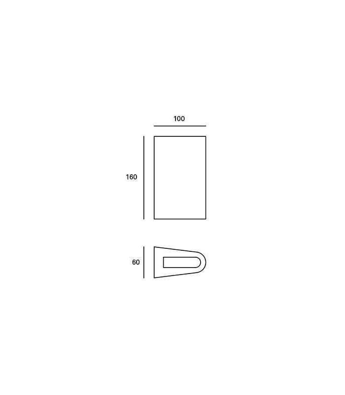 LED Outdoor Wall Light Stainless Steel IP44 - 2