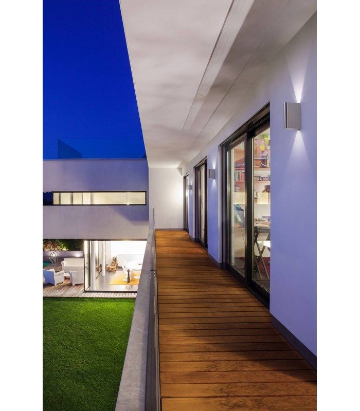 LED Outdoor Wall Light Stainless Steel IP44 - 3