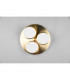 Franklin Modern 3 Light 8.5W LED Semi Flush Light Brass Matt 3000K-5