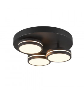 Franklin Modern 3 Light Batten Anthracite 3000K-1