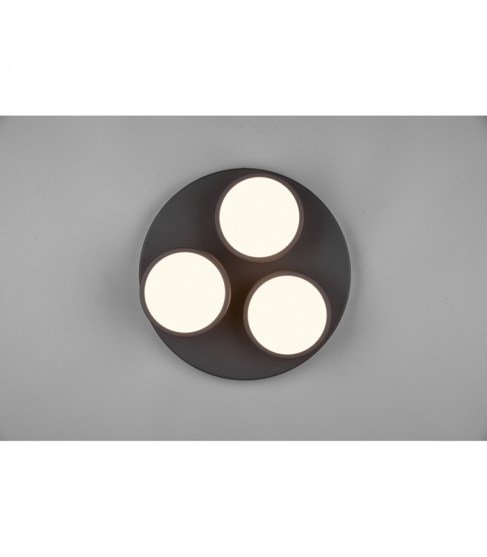 Franklin Modern 3 Light Batten Anthracite 3000K-3