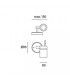 1 Light Outdoor Adjustable Wall Light Stainless Steel IP54 - 2