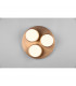 Franklin Modern 3 Light 8.5W LED Semi Flush Light Old brass 3000K-3
