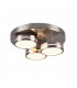 Franklin Modern 3 Light 8.5W LED Semi Flush Light Nickel Matt 3000K-1