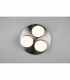 Franklin Modern 3 Light 8.5W LED Semi Flush Light Nickel Matt 3000K-3