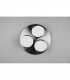 Franklin Modern 3 Light 8.5W LED Semi Flush Light Nickel Matt 3000K-5