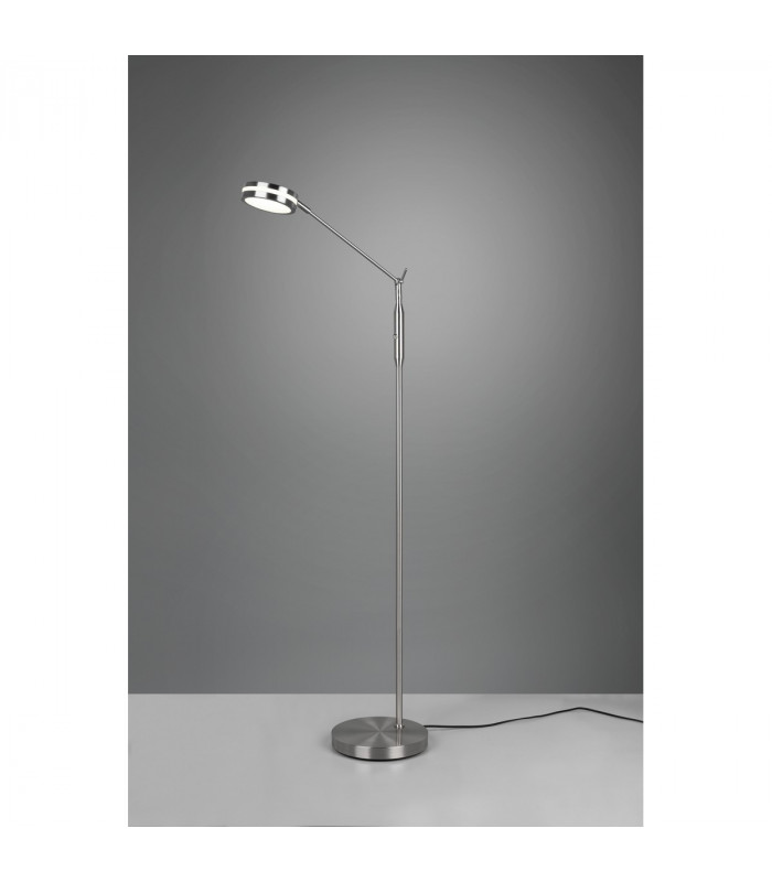 Franklin Modern Task Floor Lamp Nickel Matt 2700-3200-4000K-5