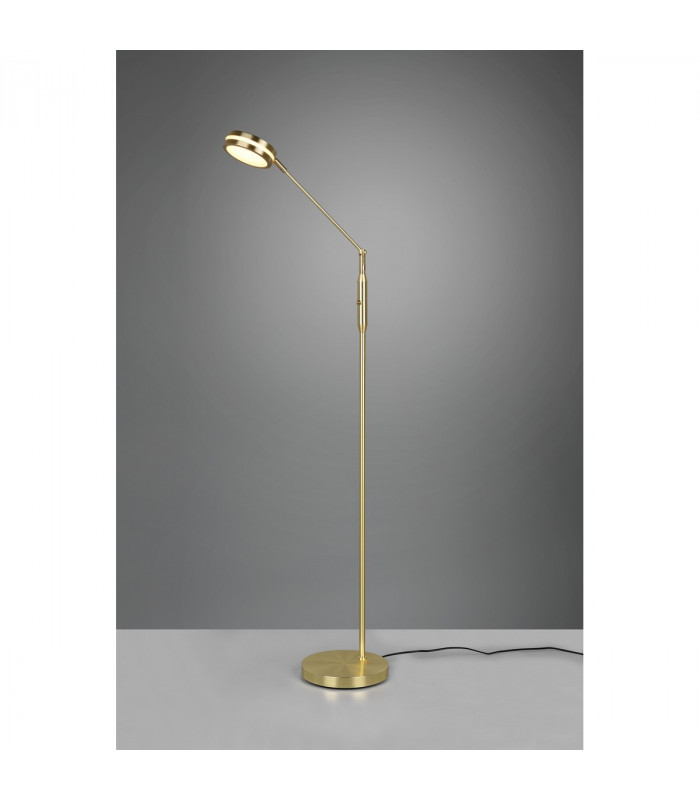 Franklin Modern Task Floor Lamp Brass Matt 2700-3200-4000K-2