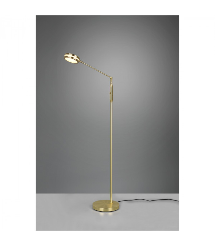 Franklin Modern Task Floor Lamp Brass Matt 2700-3200-4000K-4
