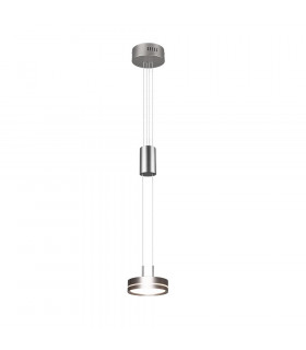 Franklin Modern 9W LED Pendant Ceiling Light Nickel Matt 3000K-1