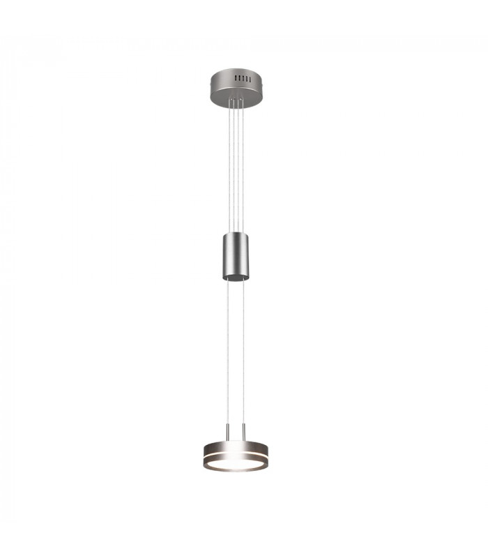 Franklin Modern 9W LED Pendant Ceiling Light Nickel Matt 3000K-1