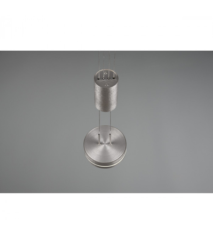 Franklin Modern 9W LED Pendant Ceiling Light Nickel Matt 3000K-4