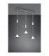 Franklin Modern 3 Light Bar Pendant Ceiling Light Nickel Matt 3000K-4