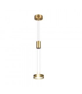 Franklin Modern 9W LED Pendant Ceiling Light Brass Matt 3000K-1