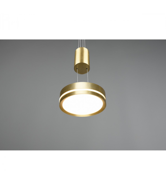 Franklin Modern 9W LED Pendant Ceiling Light Brass Matt 3000K-3