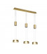 Franklin Modern 3 Light Bar Pendant Ceiling Light Brass Matt 3000K-1