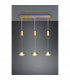 Franklin Modern 3 Light Bar Pendant Ceiling Light Brass Matt 3000K-3