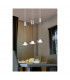 Franklin Modern 3 Light Bar Pendant Ceiling Light Brass Matt 3000K-6