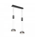 Franklin Modern 2 Light 9W LED Pendant Ceiling Light Anthracite 3000K-1