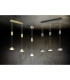 Franklin Modern 2 Light 9W LED Pendant Ceiling Light Brass Matt 3000K-6