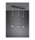Franklin Modern 3 Light Bar Pendant Ceiling Light Anthracite 3000K-2