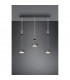 Franklin Modern 3 Light Bar Pendant Ceiling Light Anthracite 3000K-5