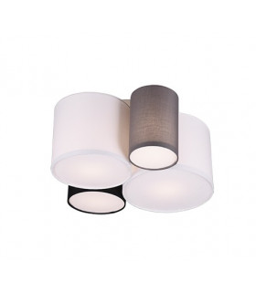 Hotel Modern 4 Light Cylindrical Ceiling Light multicolor-1