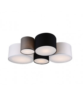 Hotel Modern 5 Light Cylindrical Ceiling Light multicolor-1