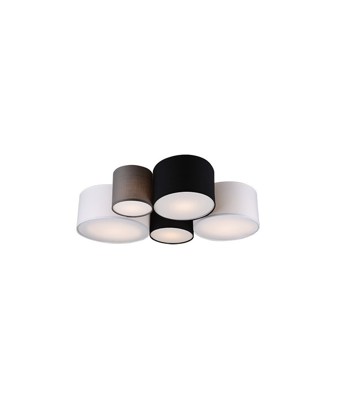 Hotel Modern 5 Light Cylindrical Ceiling Light multicolor-1