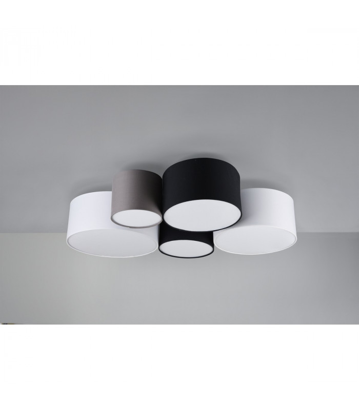 Hotel Modern 5 Light Cylindrical Ceiling Light multicolor-3