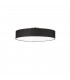 Hotel Modern 5 Light 65cm Cylindrical Ceiling Light Nickel Matt Black Shade-1