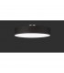 Hotel Modern 5 Light 65cm Cylindrical Ceiling Light Nickel Matt Black Shade-2