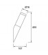 1 Light Outdoor Wall Light White IP55 - 2