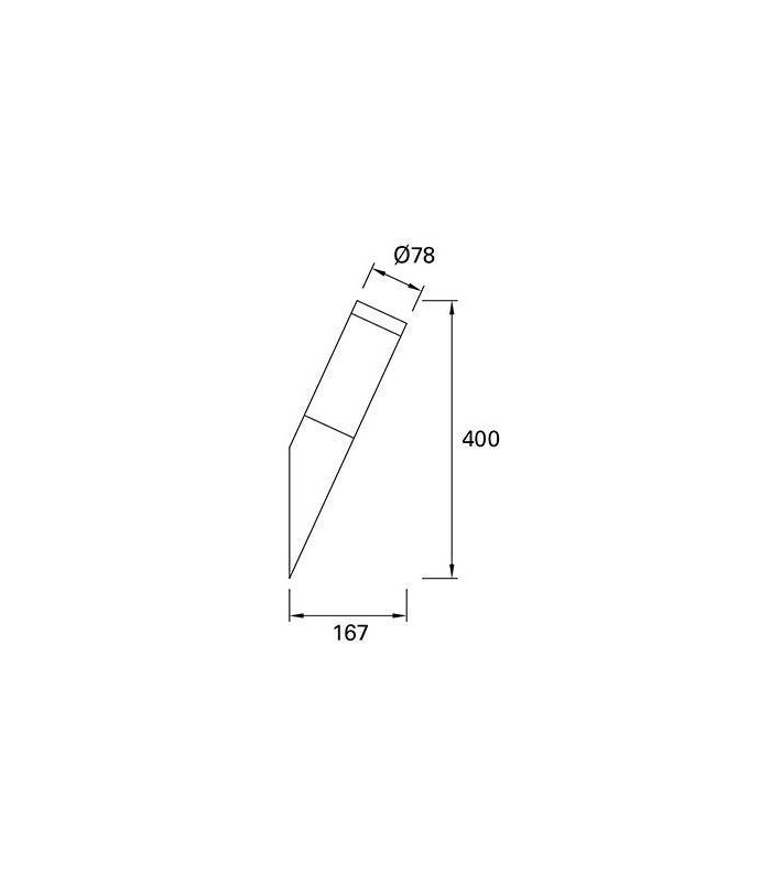 1 Light Outdoor Wall Light White IP55 - 2