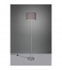 Hotel Modern Floor Lamp with Shade Nickel Matt with Footswitch-2