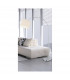 Hotel Young living Arc Floor Lamp Nickel Matt with Footswitch with White Shade-3