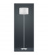 Hotel Modern Floor Lamp with Shade Nickel Matt with Footswitch with White Shade-2
