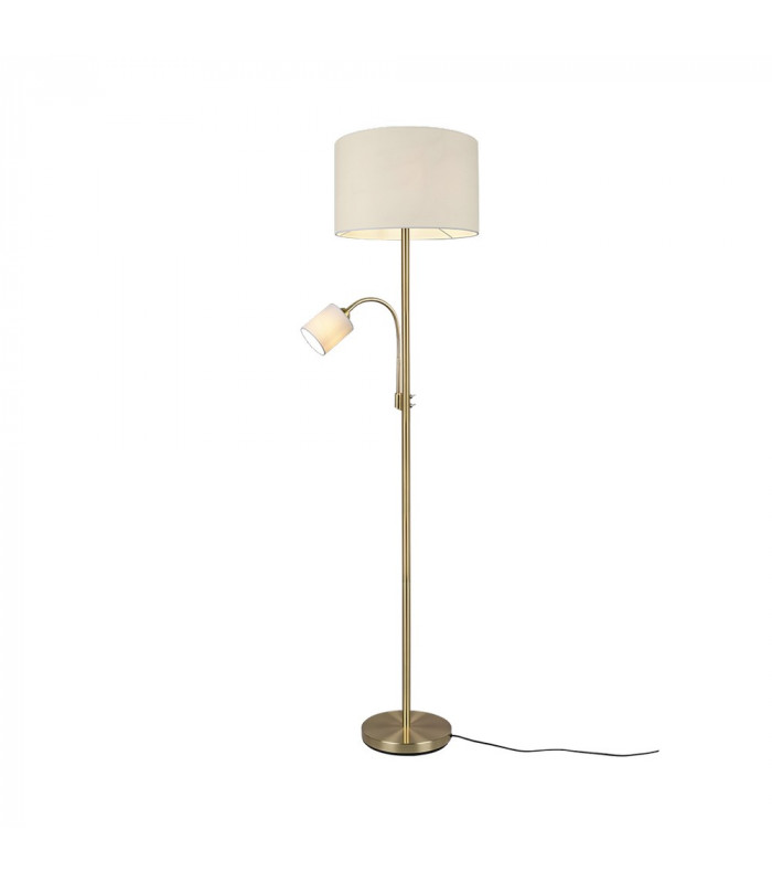 Hotel Modern Floor Lamp with Shade brass-colored-1