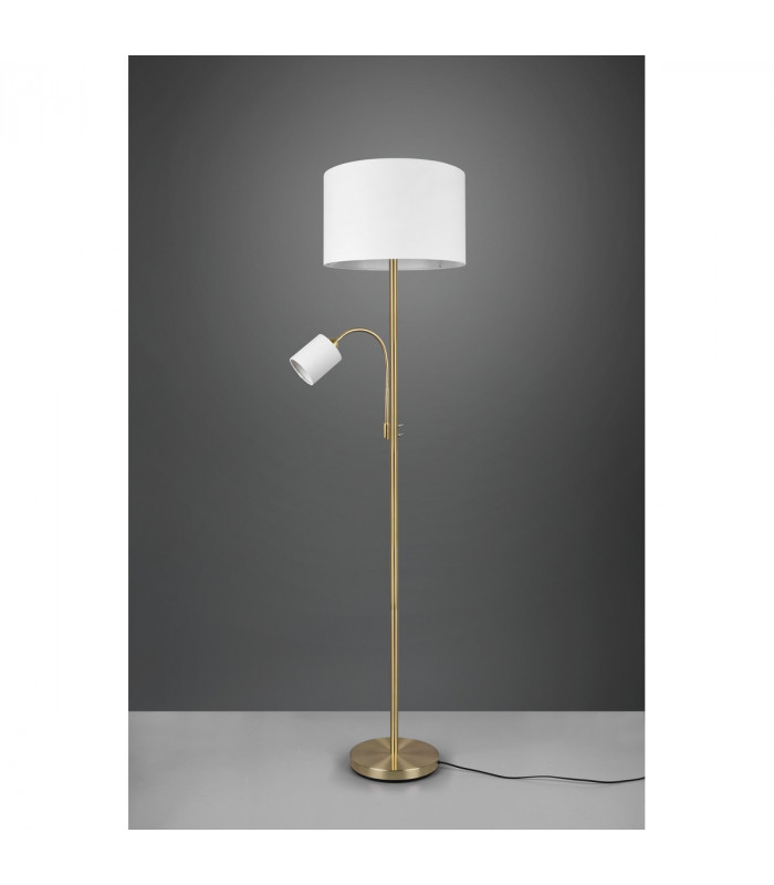 Hotel Modern Floor Lamp with Shade brass-colored-4