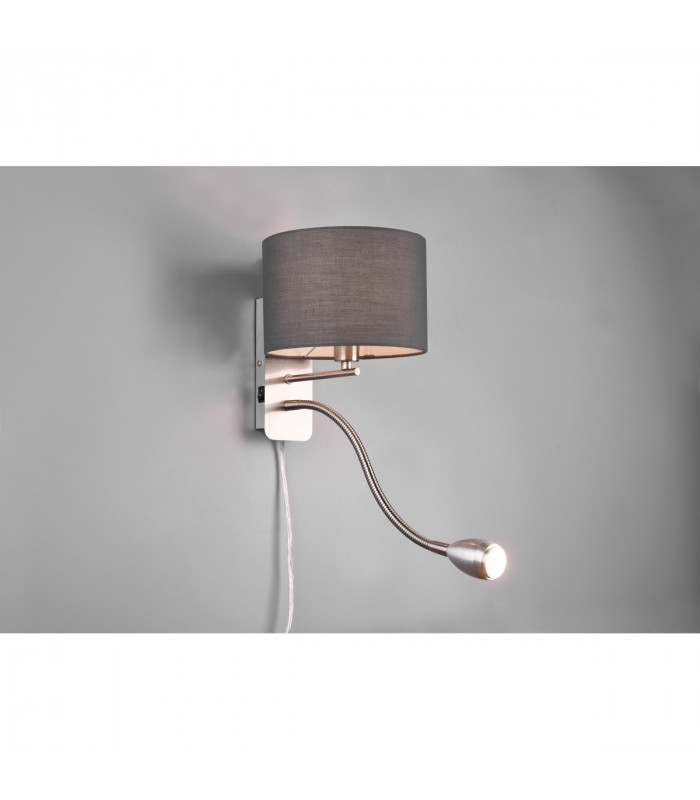 Hotel Modern Reading Light Nickel Matt-2