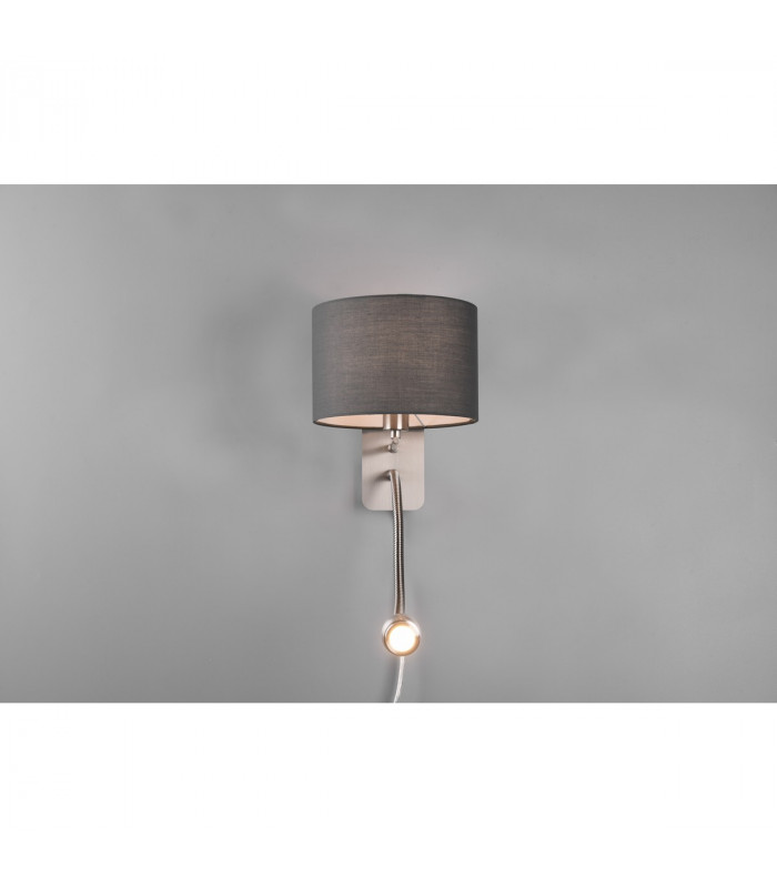 Hotel Modern Reading Light Nickel Matt-5