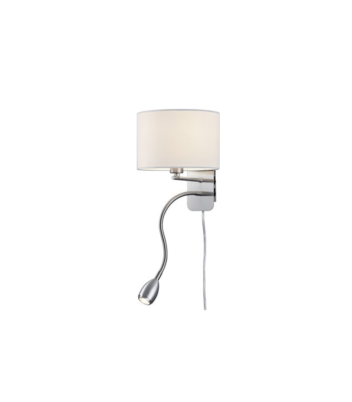 Hotel Young living Reading Light Nickel Matt with White Shade-1
