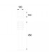 1 Light Outdoor Bollard Light Brown IP55 - 2