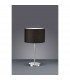Hotel Modern 30cm Table Lamp with Round Shade Nickel Matt with Black Shade-2