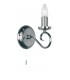 1 Light Indoor Candle Wall Light Antique Silver, E14 - 1