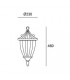 1 Light Outdoor Ceiling Light Rusty Brown - 2