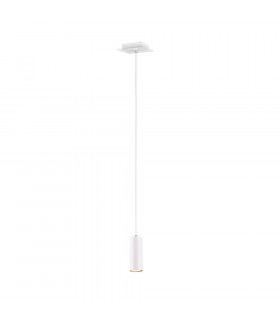Marley Modern Slim Pendant Ceiling Light White-1