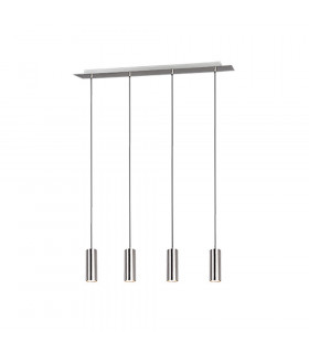 Marley Modern 4 Light Bar Pendant Ceiling Light Nickel Matt-1