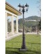 Outdoor Post Lantern Rusty Brown - 3