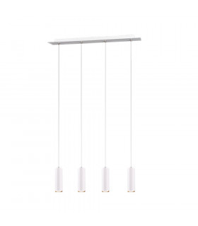Marley Modern 4 Light Bar Pendant Ceiling Light White-1